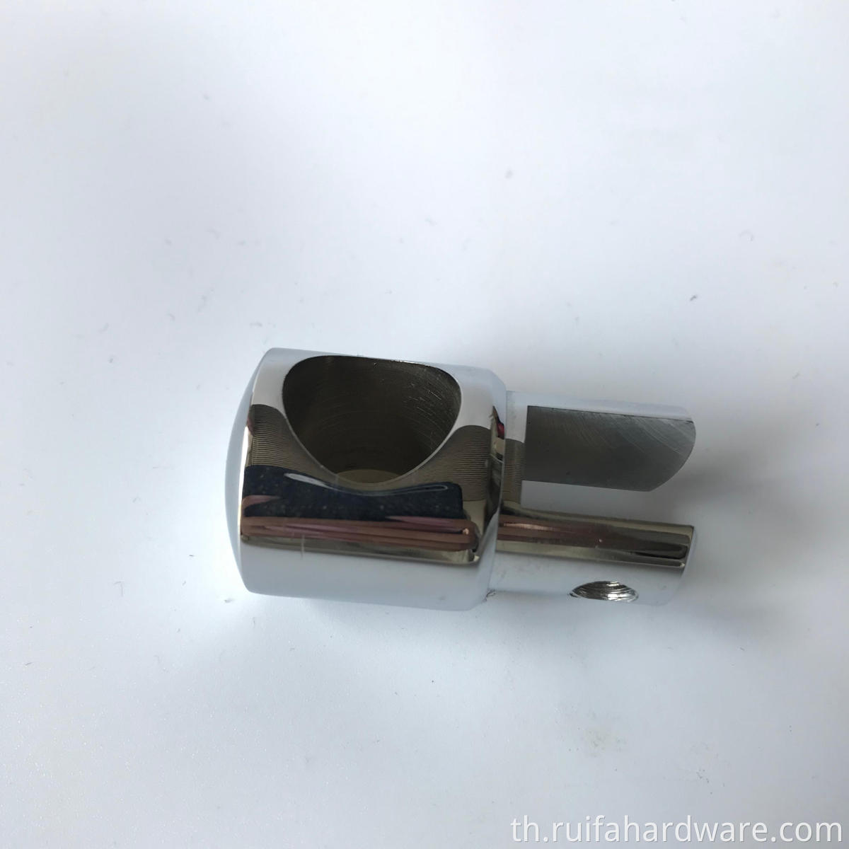 เสาสแตนเลสสตีล 25 มม. ที่หนีบแก้ว (2) 25mm Stainless Steel Tube Connector Glass Clamps (2)